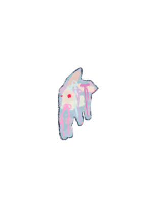 Coquette Bunny Die-Cut Sticker