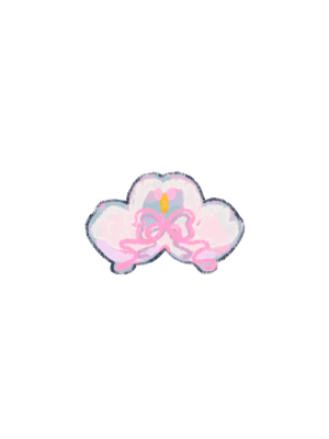 Loving Swan Die-Cut Sticker