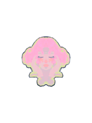 Blushing Daisies Die-Cut Sticker