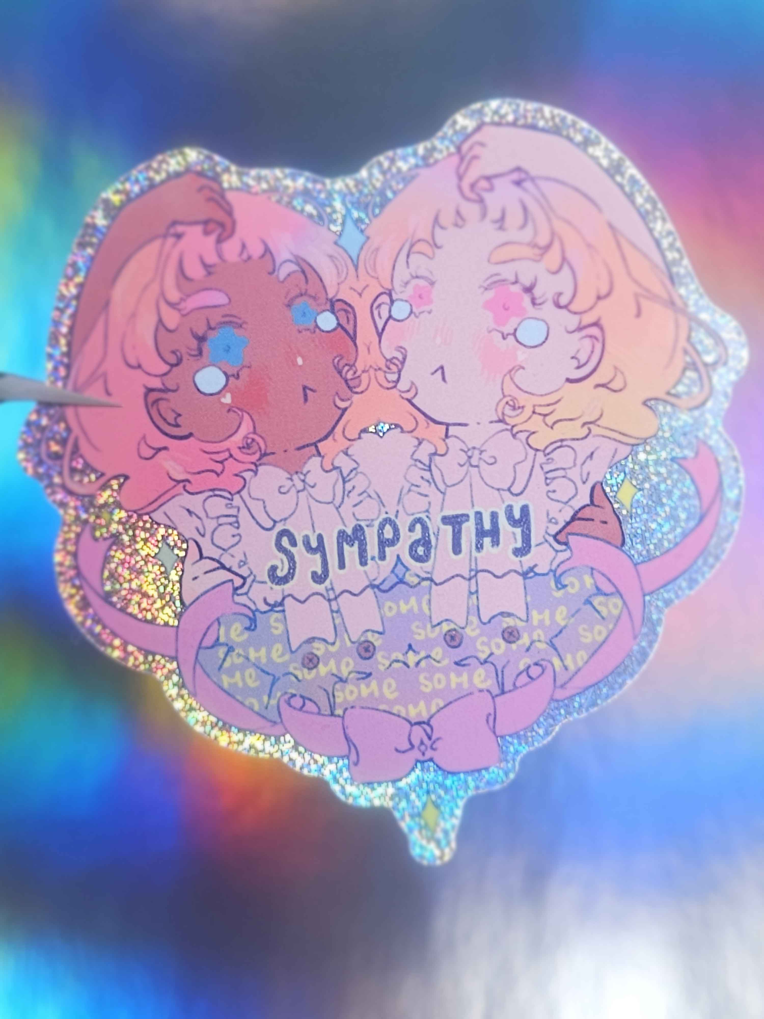 More Empathy, Some Sympathy, Less Apathy Die-Cut Sticker