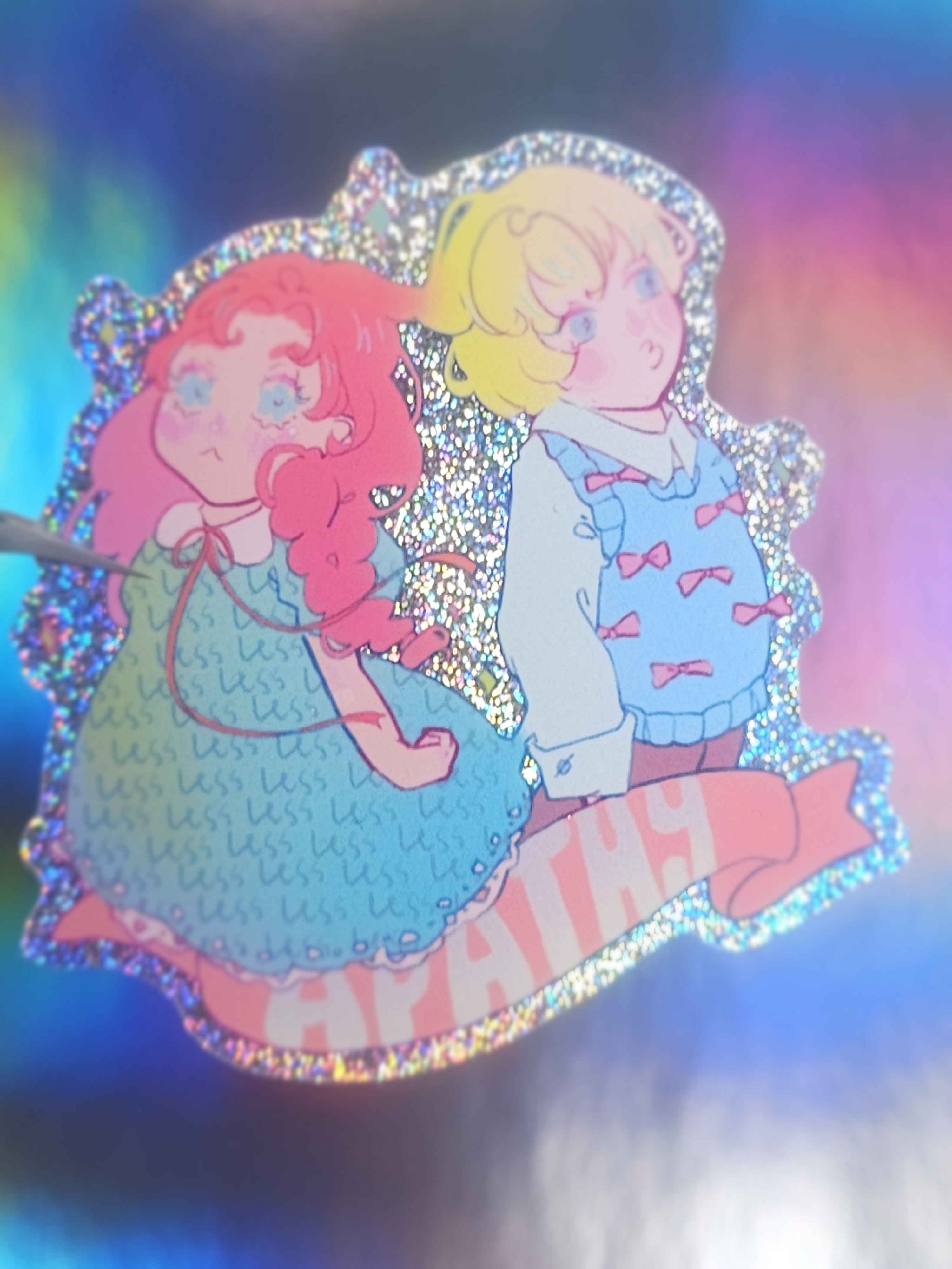 More Empathy, Some Sympathy, Less Apathy Die-Cut Sticker