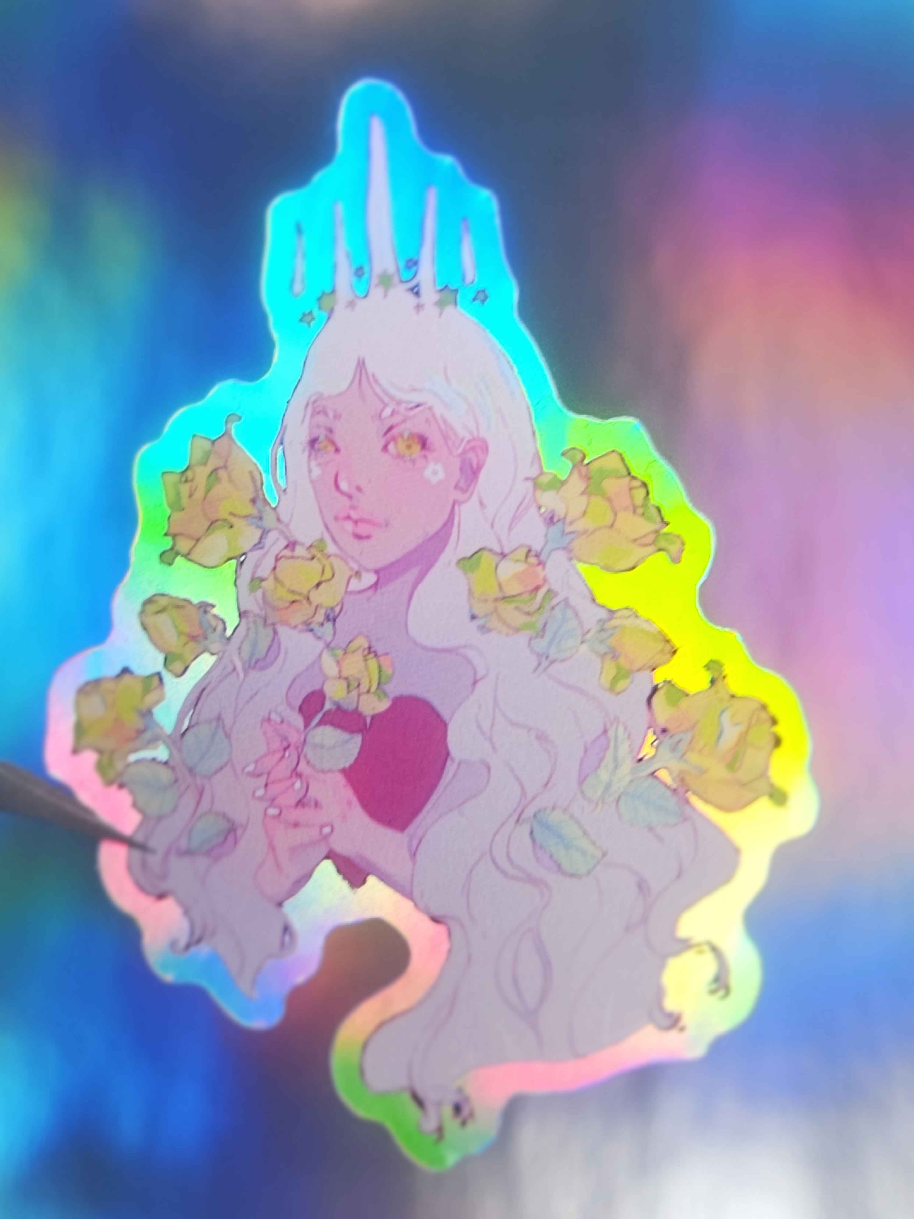 Yellow Grief Die-Cut Sticker