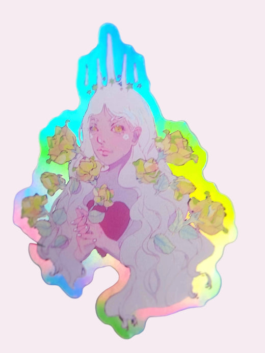 Yellow Grief Die-Cut Sticker