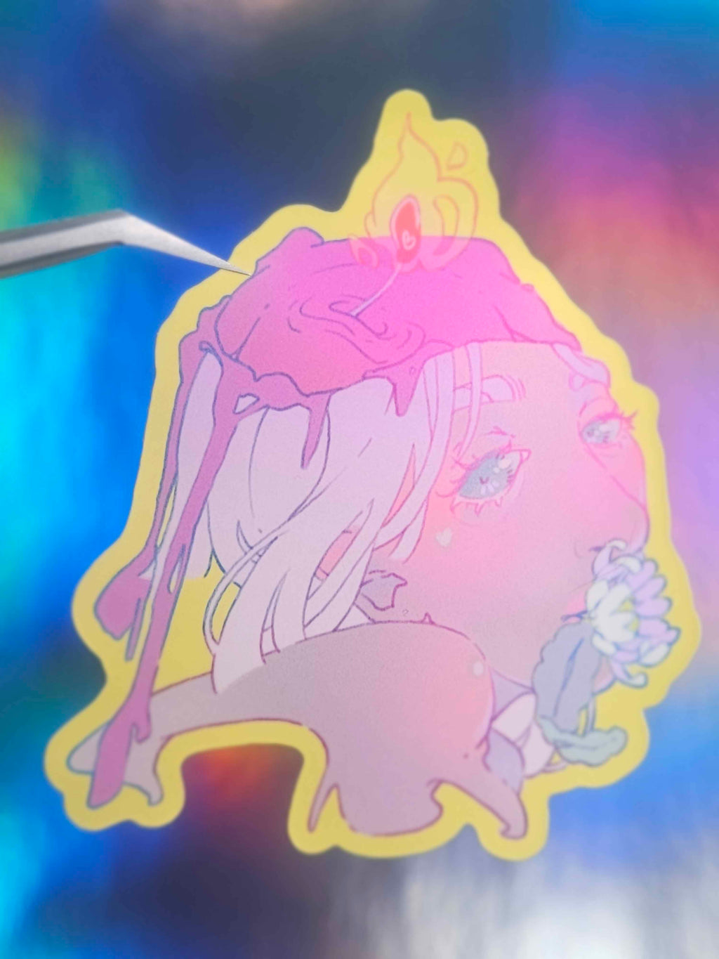 Candlelight Reverie Die-Cut Sticker