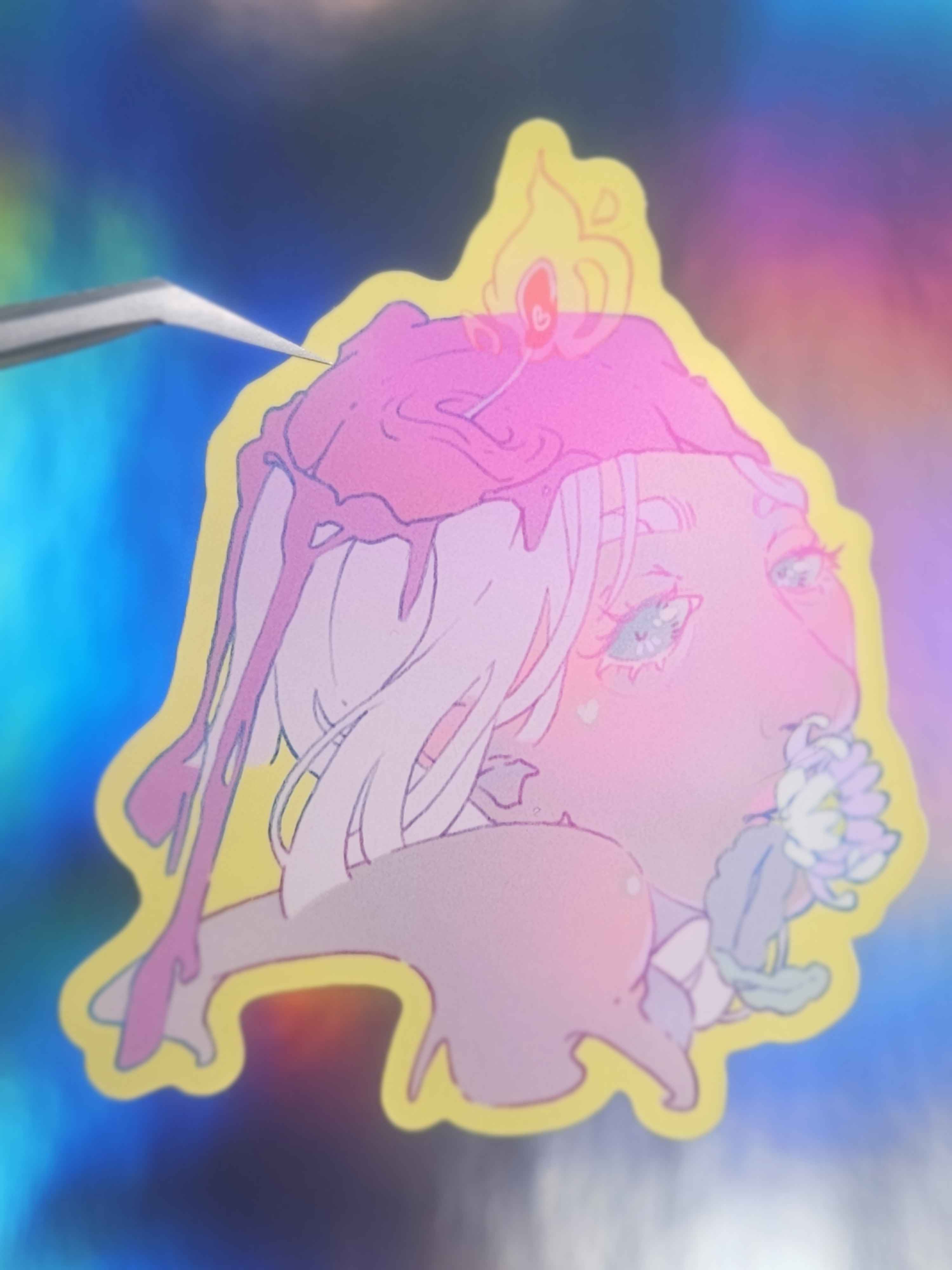 Candlelight Reverie Die-Cut Sticker