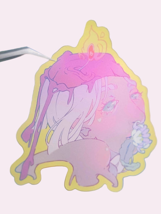Candlelight Reverie Die-Cut Sticker