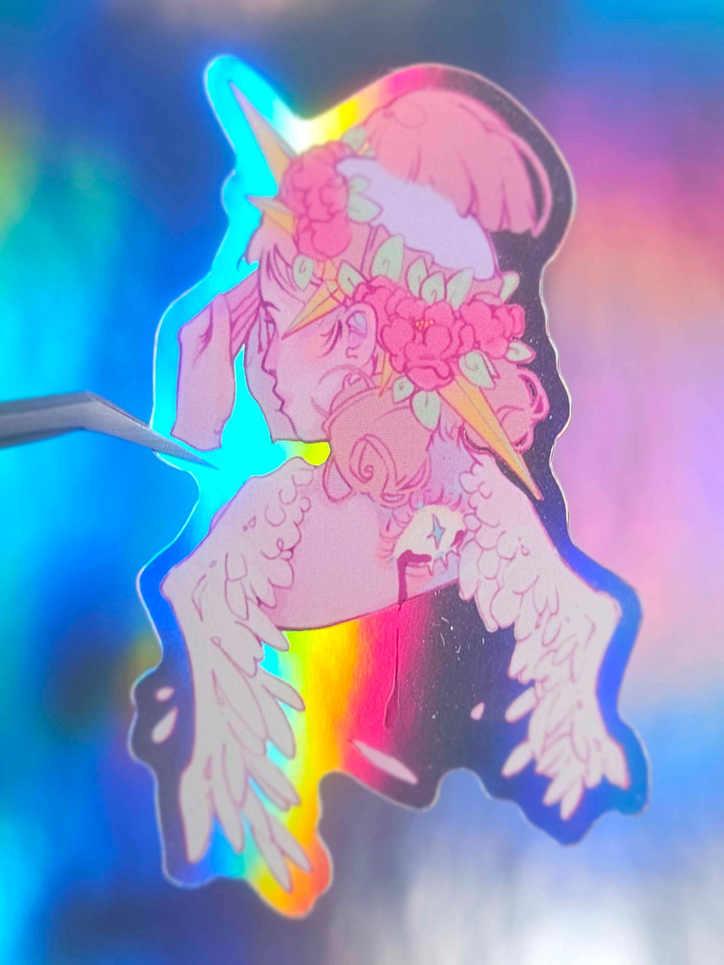 Angel No-See Die-Cut Sticker