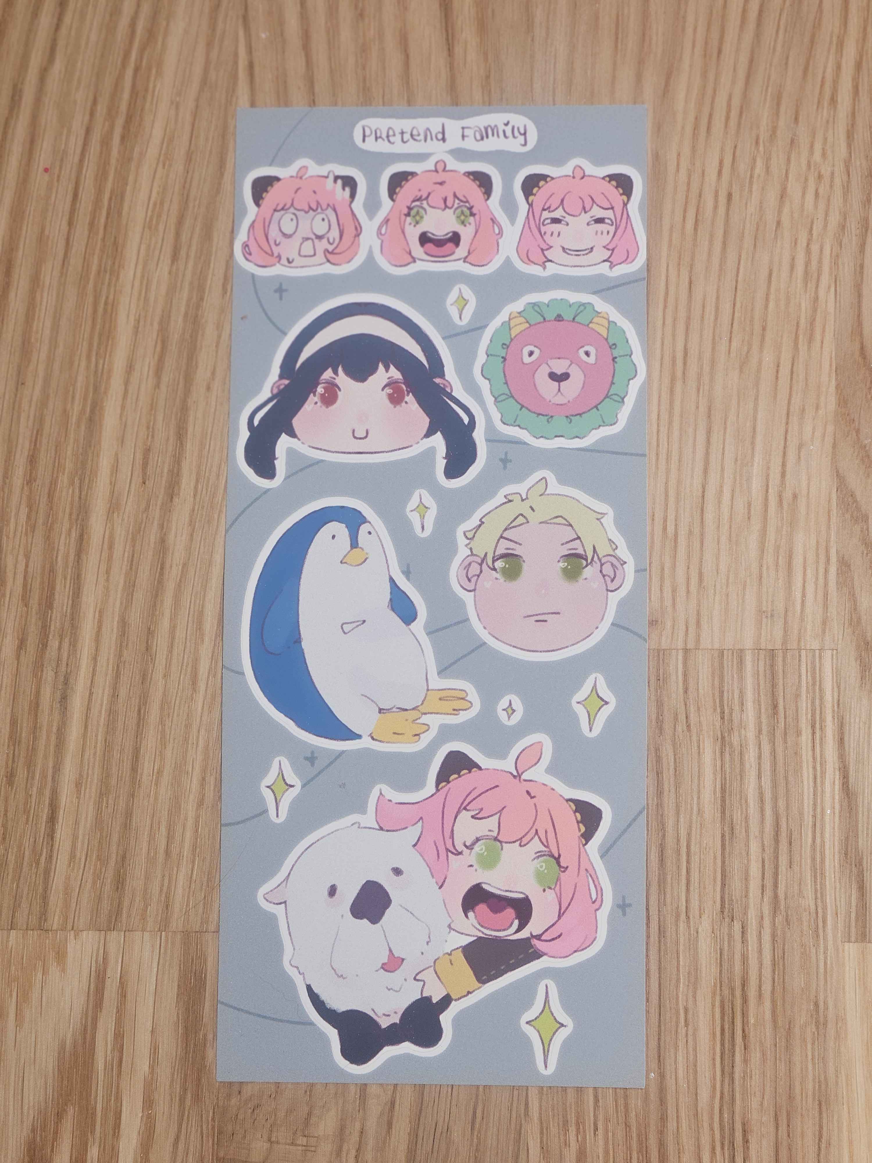 Pretend Family Sticker Sheet