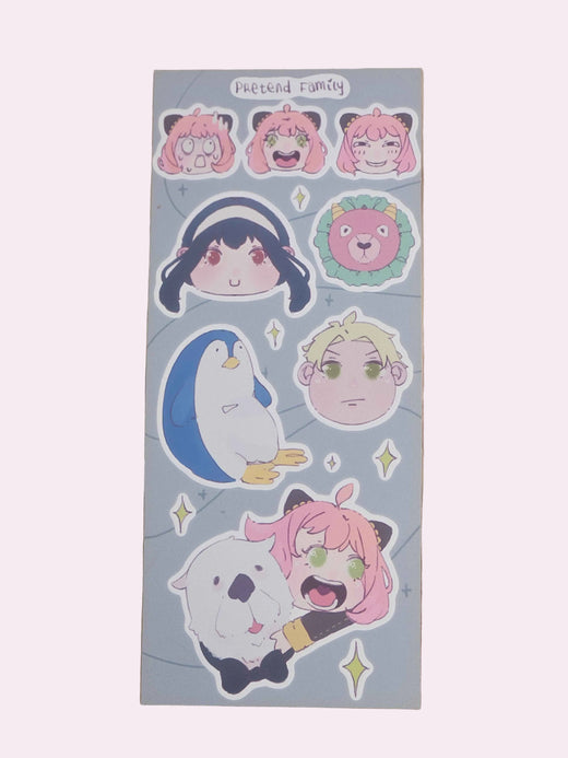 Pretend Family Sticker Sheet