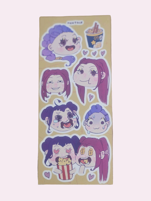 Huntrix Sticker Sheet