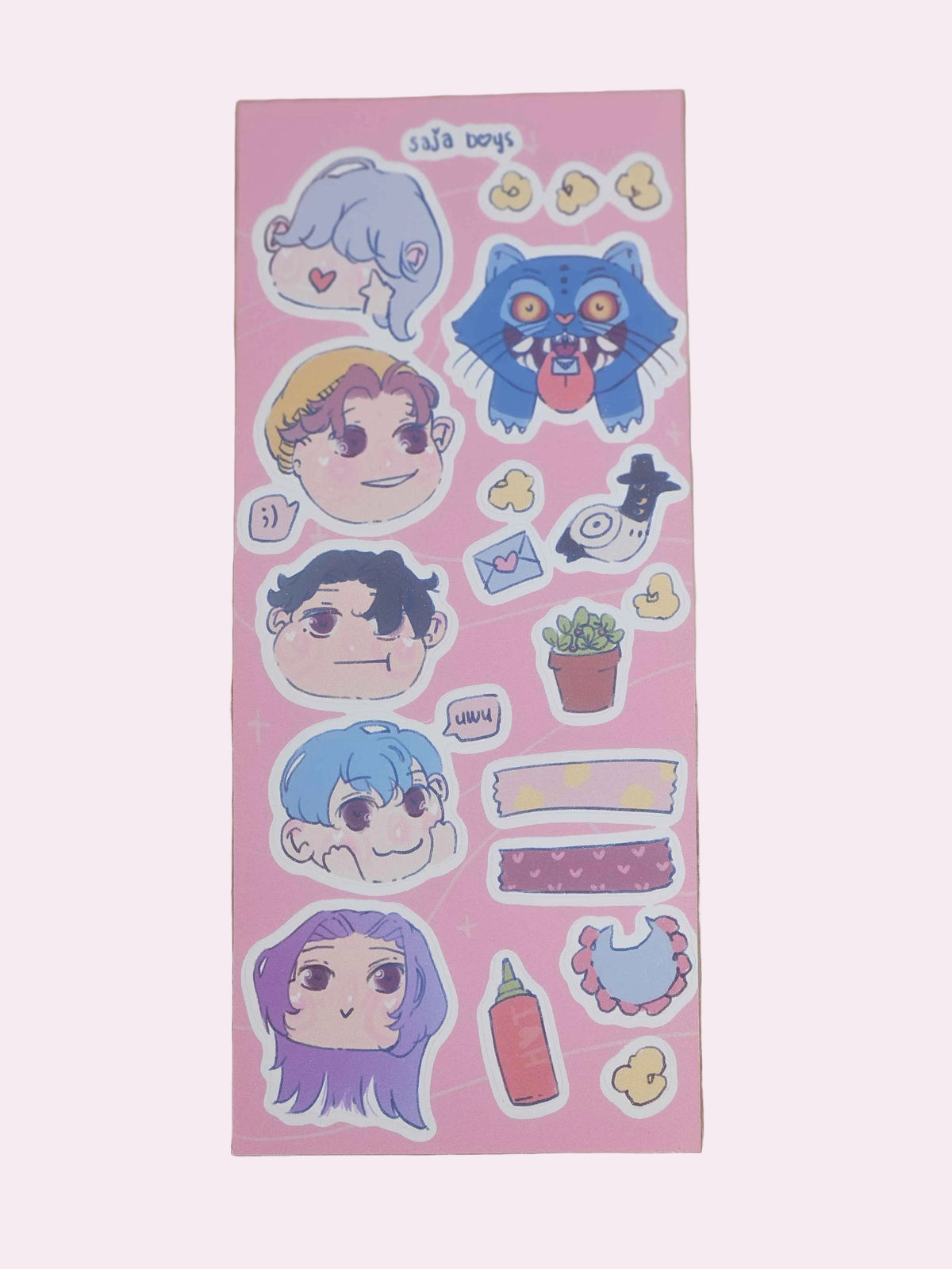 Saja Boys Sticker Sheet