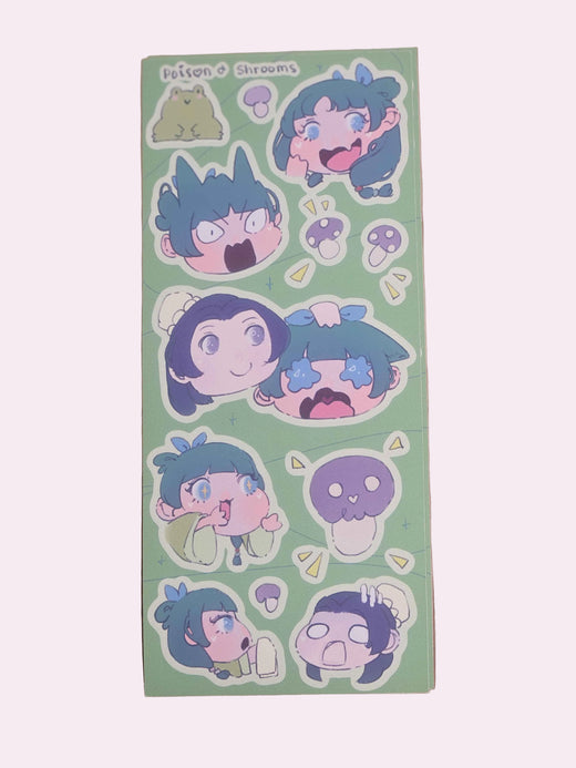 Poison & Shrooms Sticker Sheet