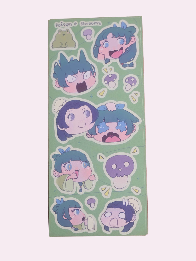 Poison & Shrooms Sticker Sheet