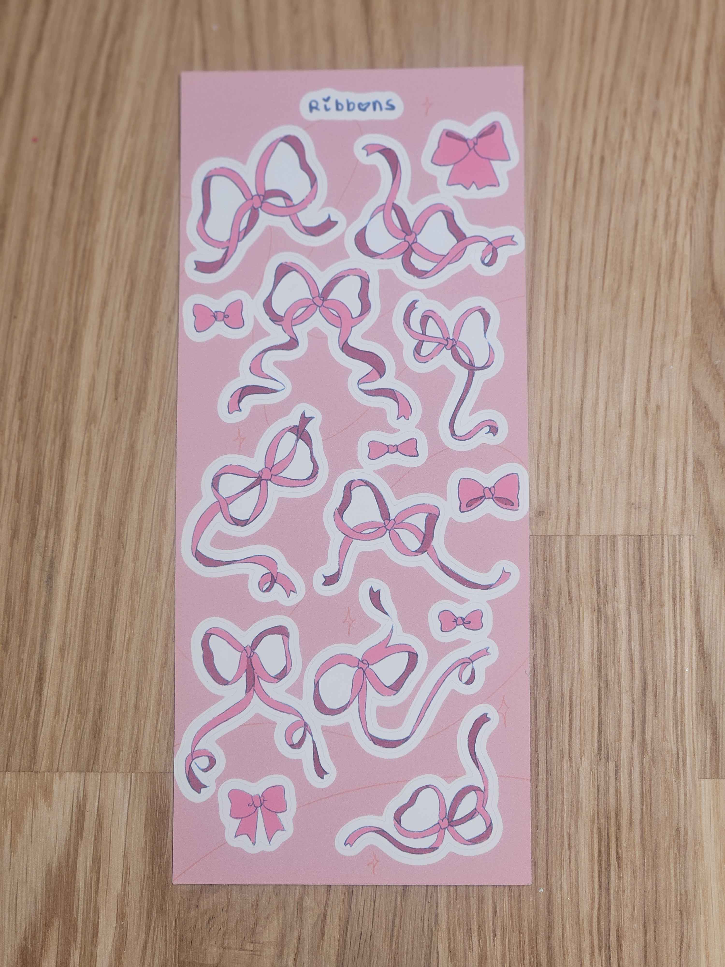 Ribbons Sticker Sheet