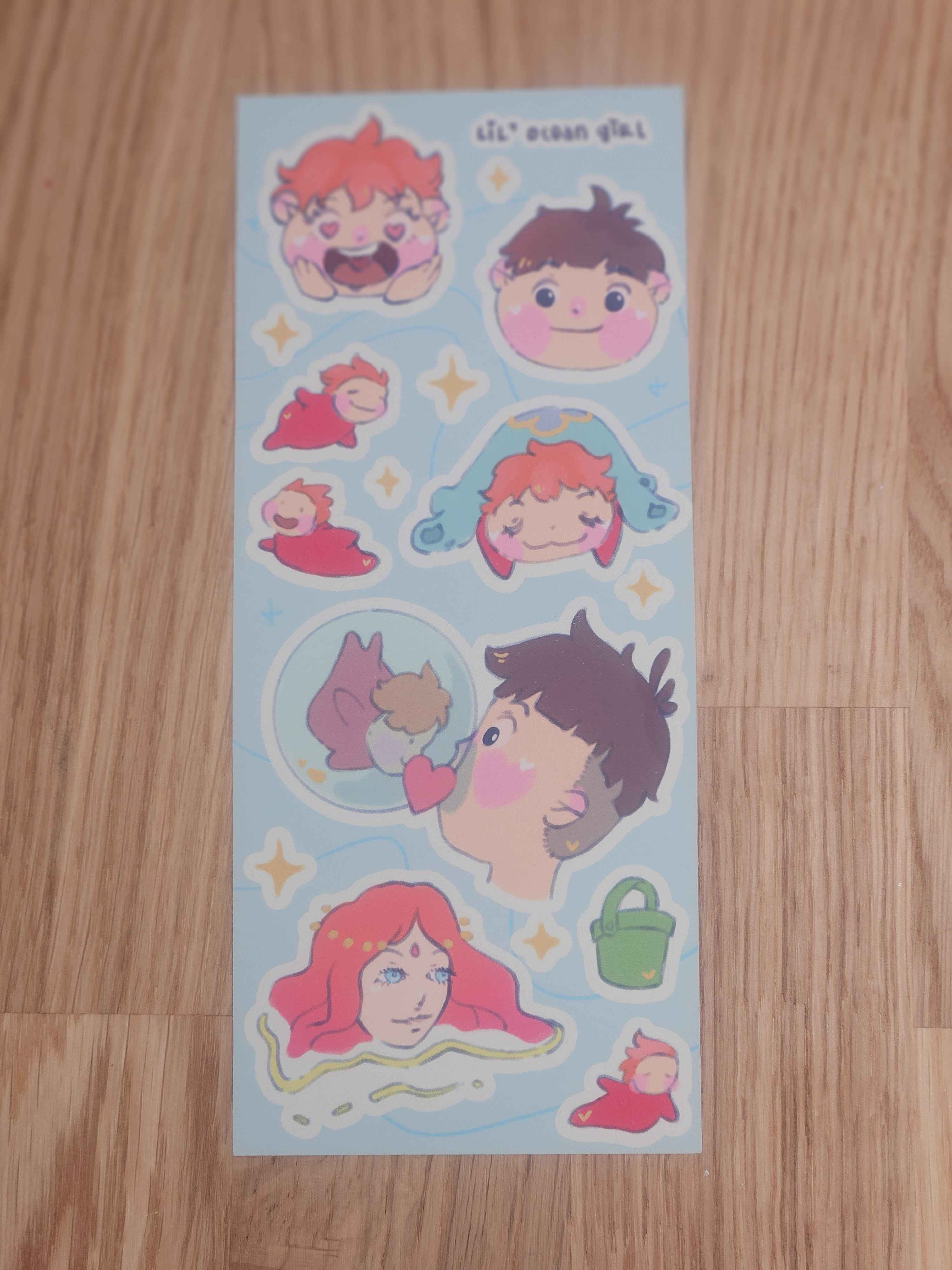 Lil' Ocean Girl Sticker Sheet