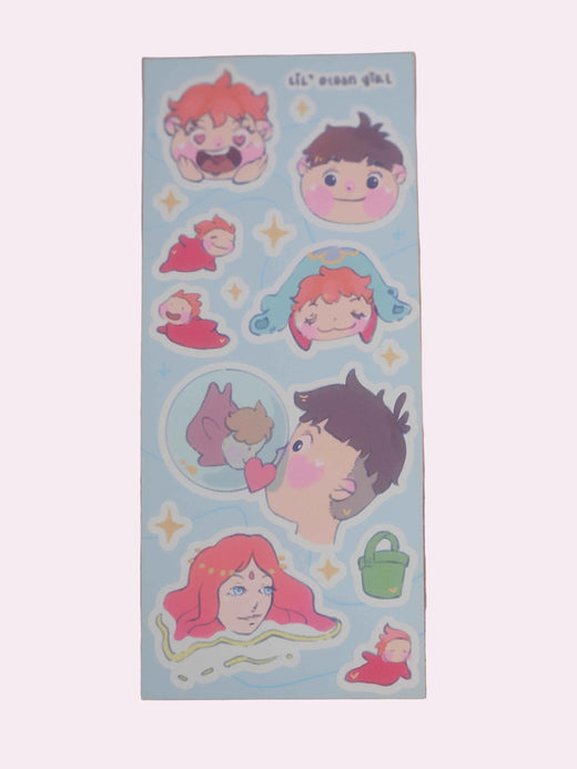 Lil' Ocean Girl Sticker Sheet