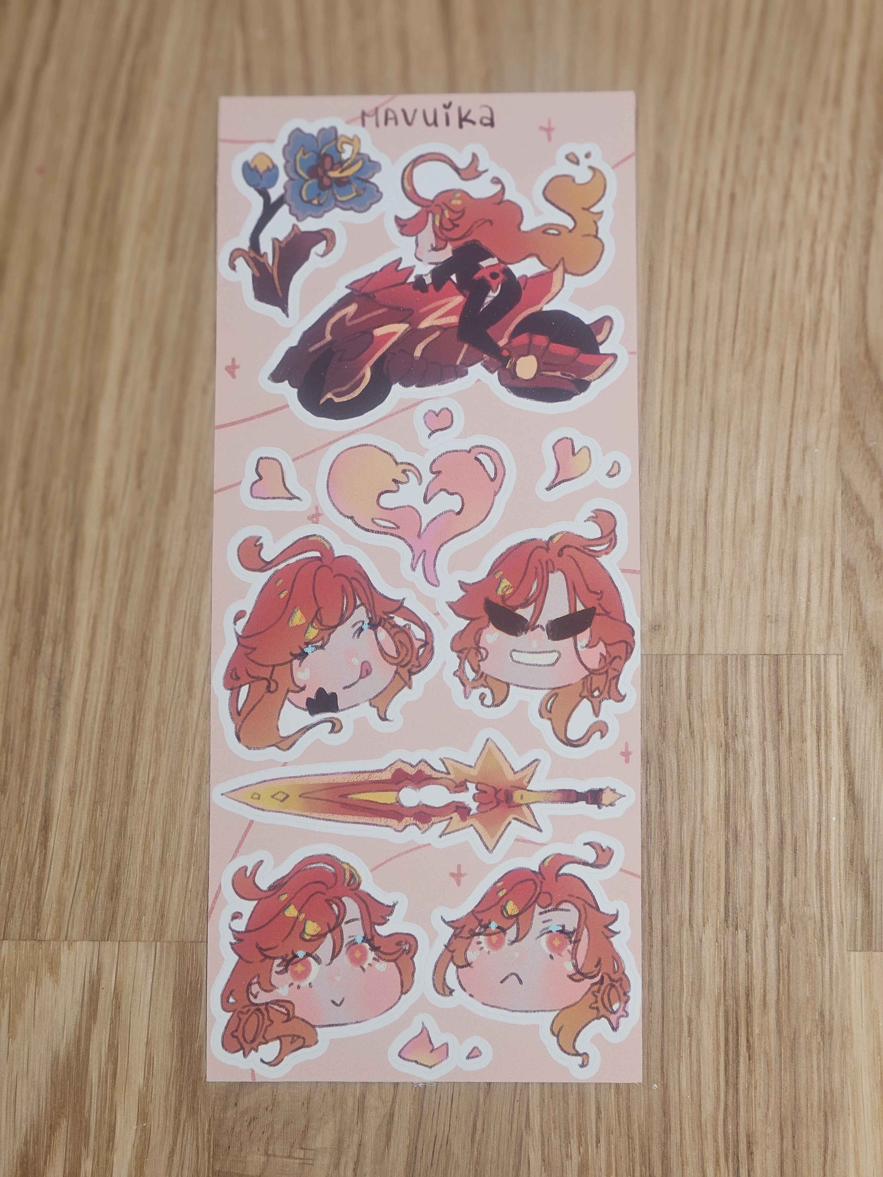 Mavuika Sticker Sheet