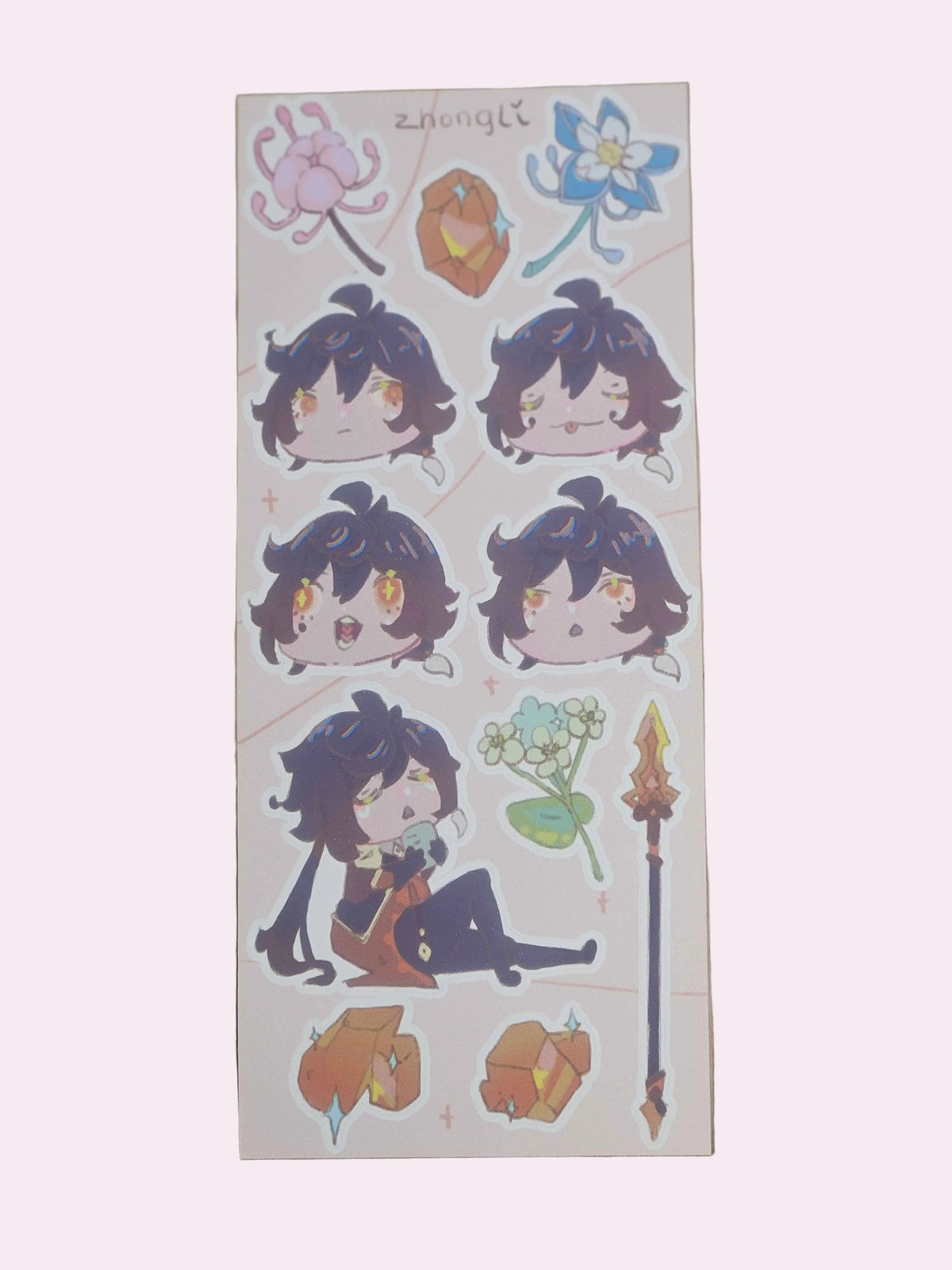 Zhongli Sticker Sheet