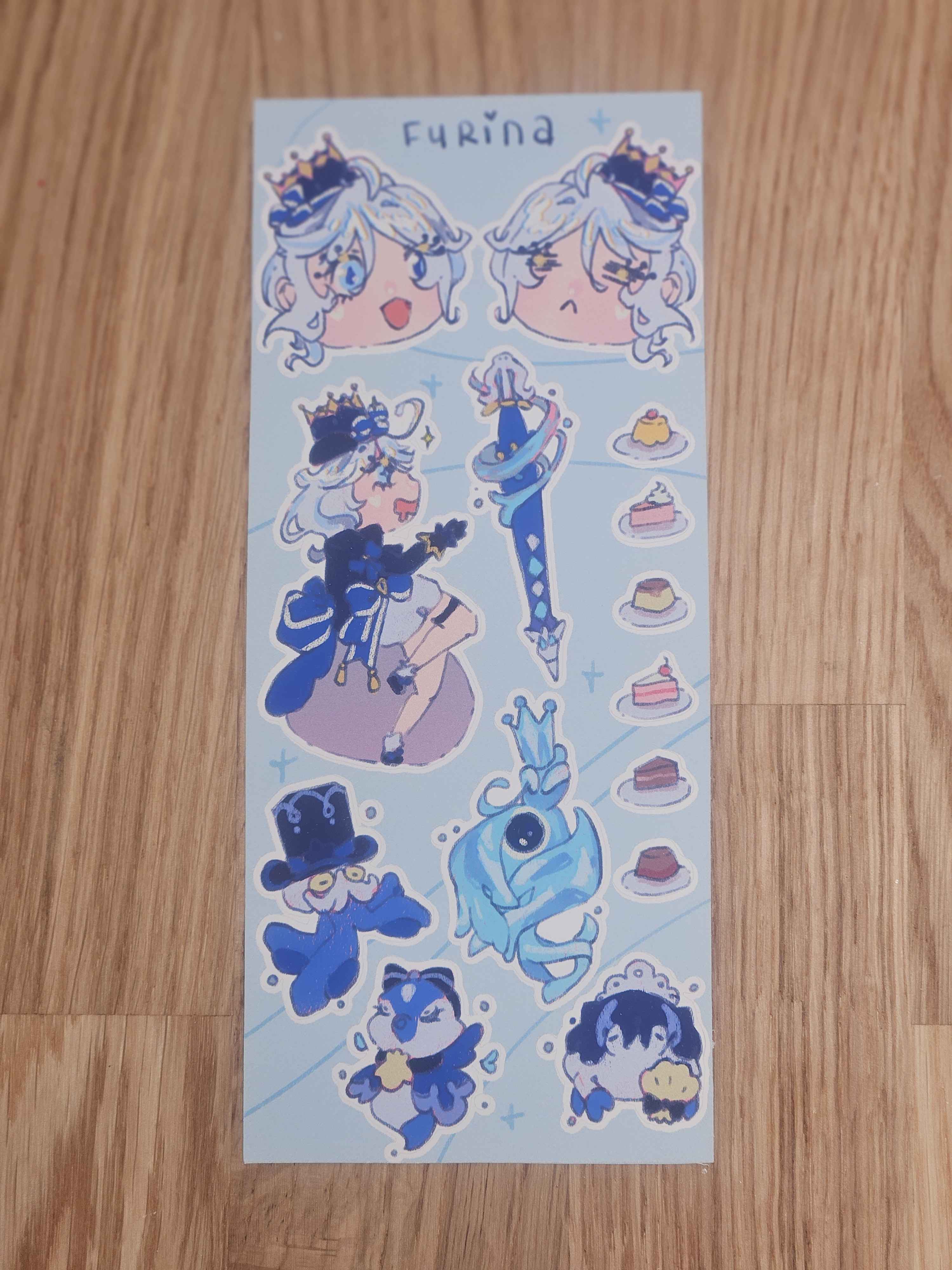 Furina Sticker Sheet