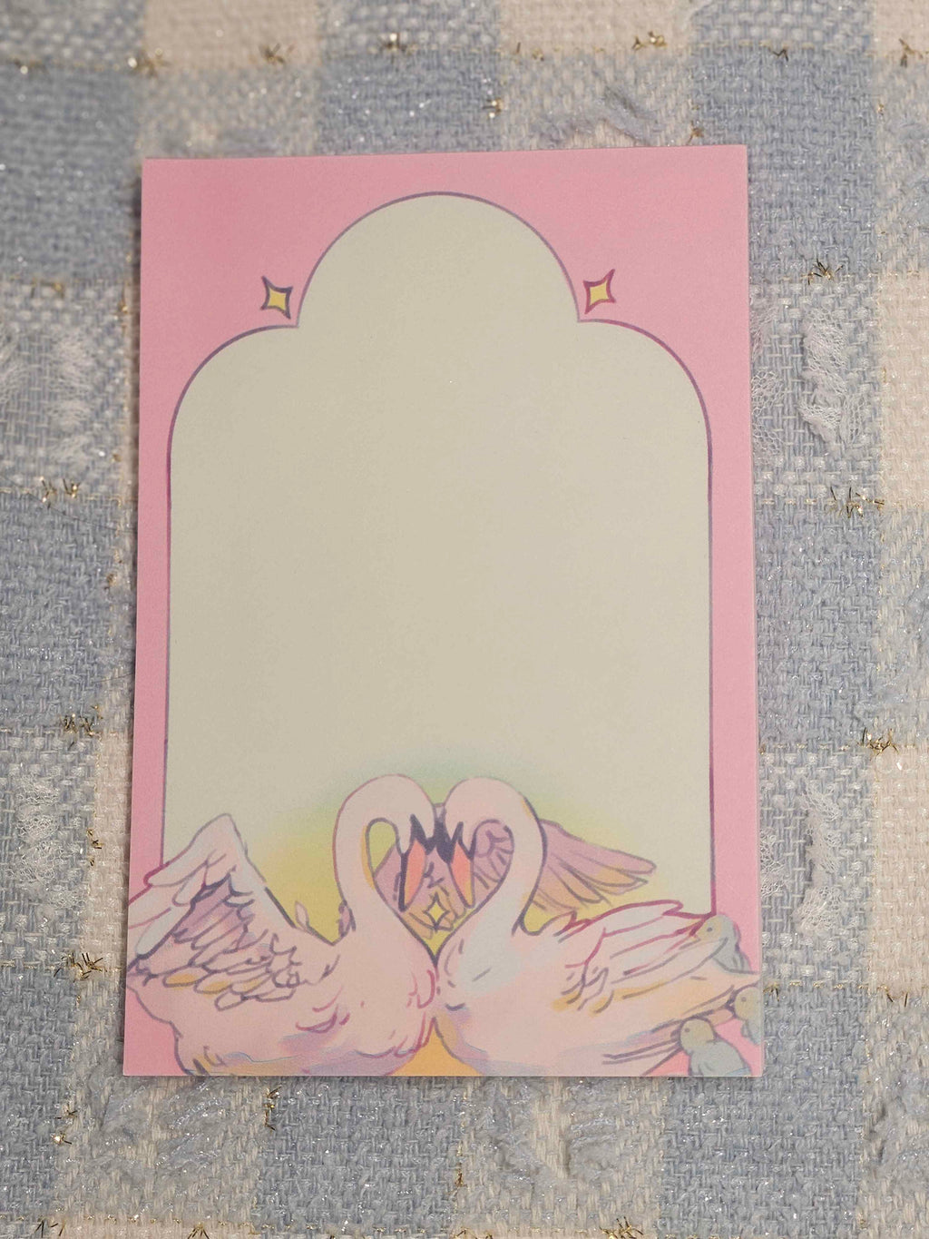 Loving Swans Memo Pad