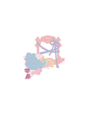 Alice Sleeping Frame Die-Cut Sticker