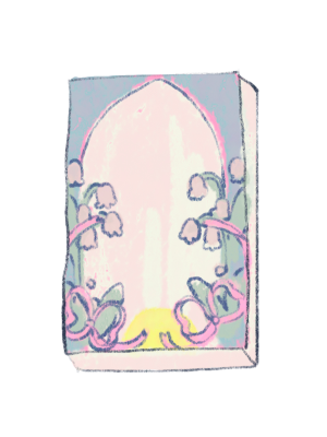 Blossoming Lily of the Valley Memo Pad