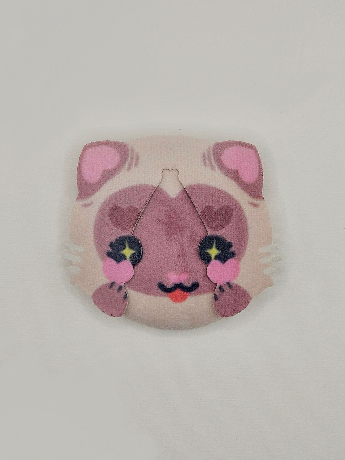 Color Point Cat Plush Button Pin — plush pin, Little Wonders collection