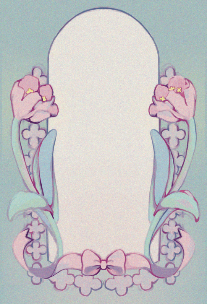 Sweet Tulips Memo Pad cover featuring hand-drawn whimsical tulip blooms in a floral arrangement, original artwork by indie artist Ailyse of Finding Wonderland — 50-page 4 by 6 inch notepad