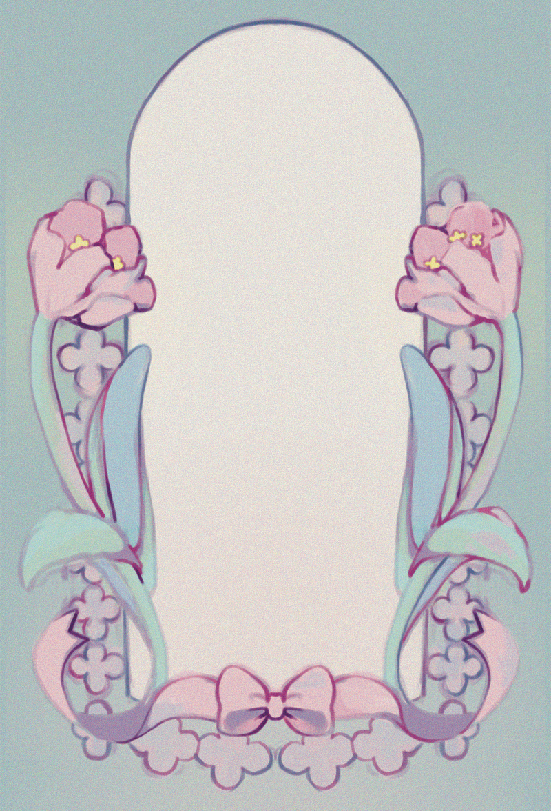 Sweet Tulips Memo Pad cover featuring hand-drawn whimsical tulip blooms in a floral arrangement, original artwork by indie artist Ailyse of Finding Wonderland — 50-page 4 by 6 inch notepad