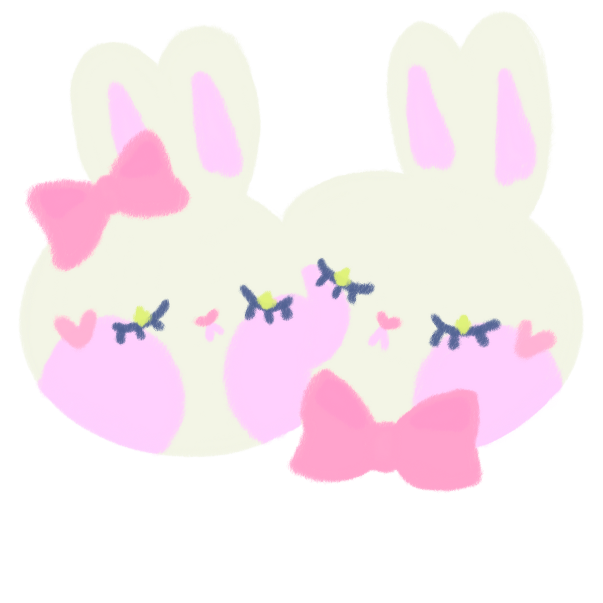 Wander Rabbit hairclip — acrylic charm with resin coat featuring a hand-drawn rabbit character, part of the Little Wonders collection by Finding Wonderland