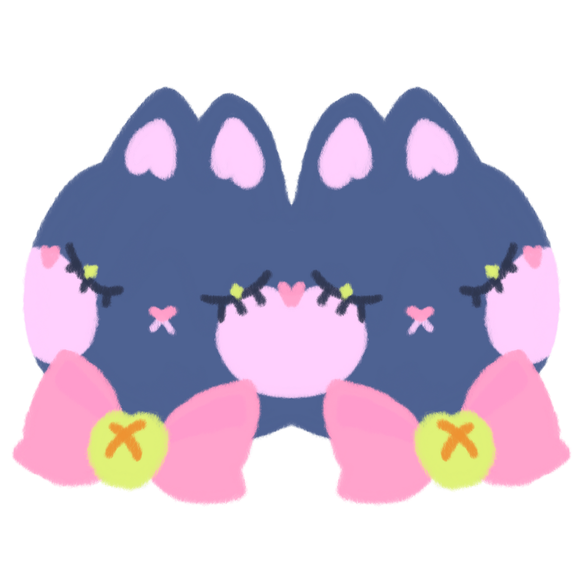 Wander Cat hairclip — acrylic charm with resin coat featuring a hand-drawn cat character, part of the Little Wonders collection by Finding Wonderland
