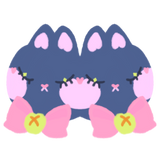 Wander Cat hairclip — acrylic charm with resin coat featuring a hand-drawn cat character, part of the Little Wonders collection by Finding Wonderland