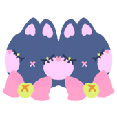 Wander Cat hairclip — acrylic charm with resin coat featuring a hand-drawn cat character, part of the Little Wonders collection by Finding Wonderland