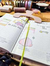 Until I Meet You and Until You Meet Me sticker sheets shown styled, Little Wonders collection holographic sticker sheets by Finding Wonderland