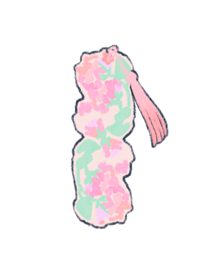 Sleeping Rose Bookmark