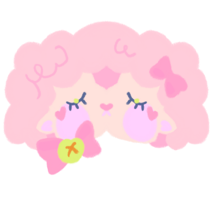 Wander Sheep hairclip — acrylic charm with resin coat featuring a hand-drawn sheep character, part of the Little Wonders collection by Finding Wonderland