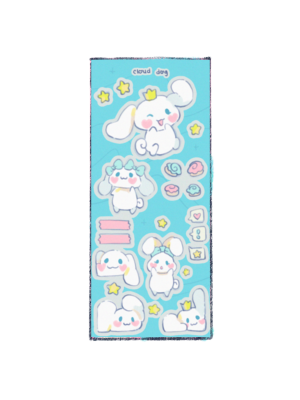 Cloud Dog Sticker Sheet