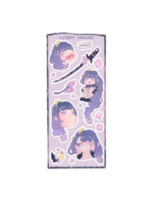 Raiden Shogun Sticker Sheet