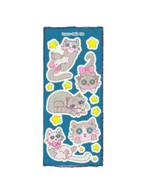 Starry-Eye'd Cat Sticker Sheet